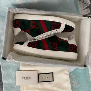 Gucci Ace Velvet Sneakers